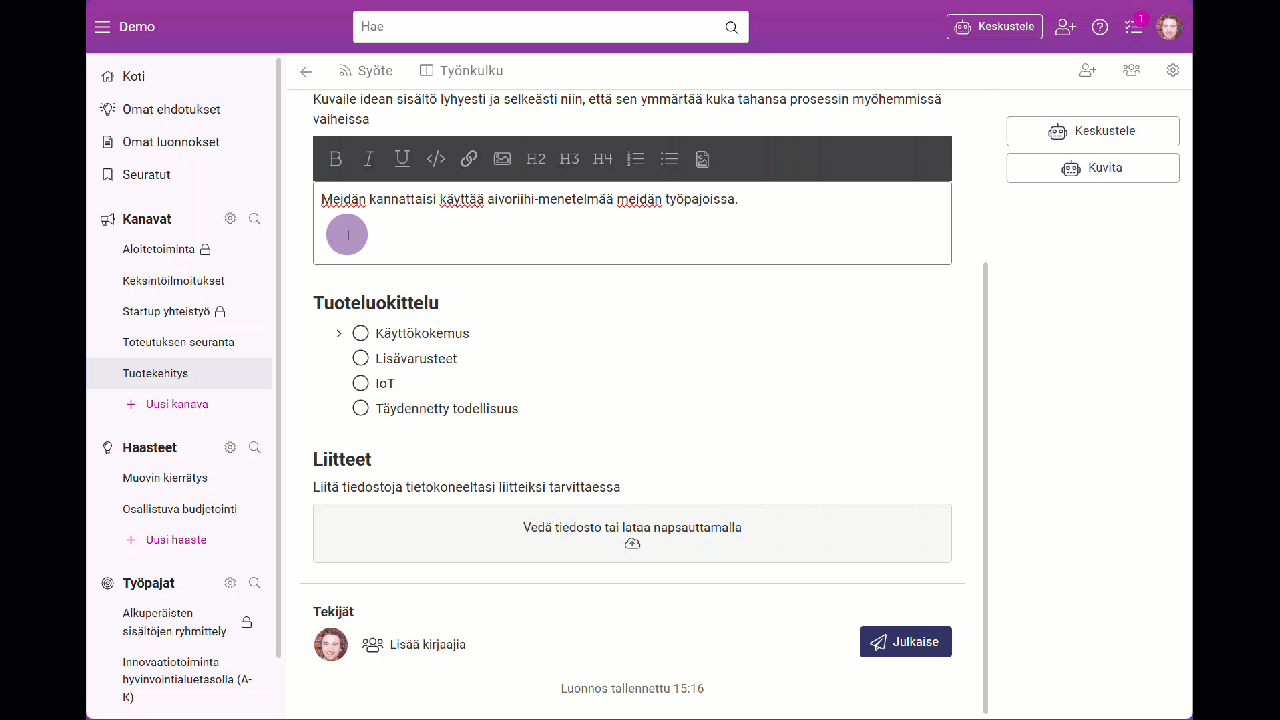 Liitä kuvat leikepöydältä